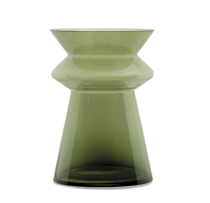 Jarron Verde Boca ancha