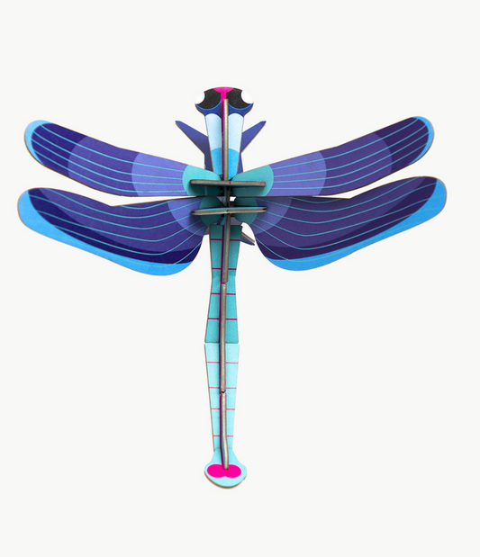 Figura Libélula Malva Carton Puzle