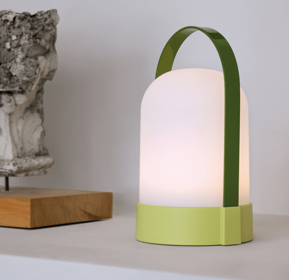 Lampara inalambrica asa verde