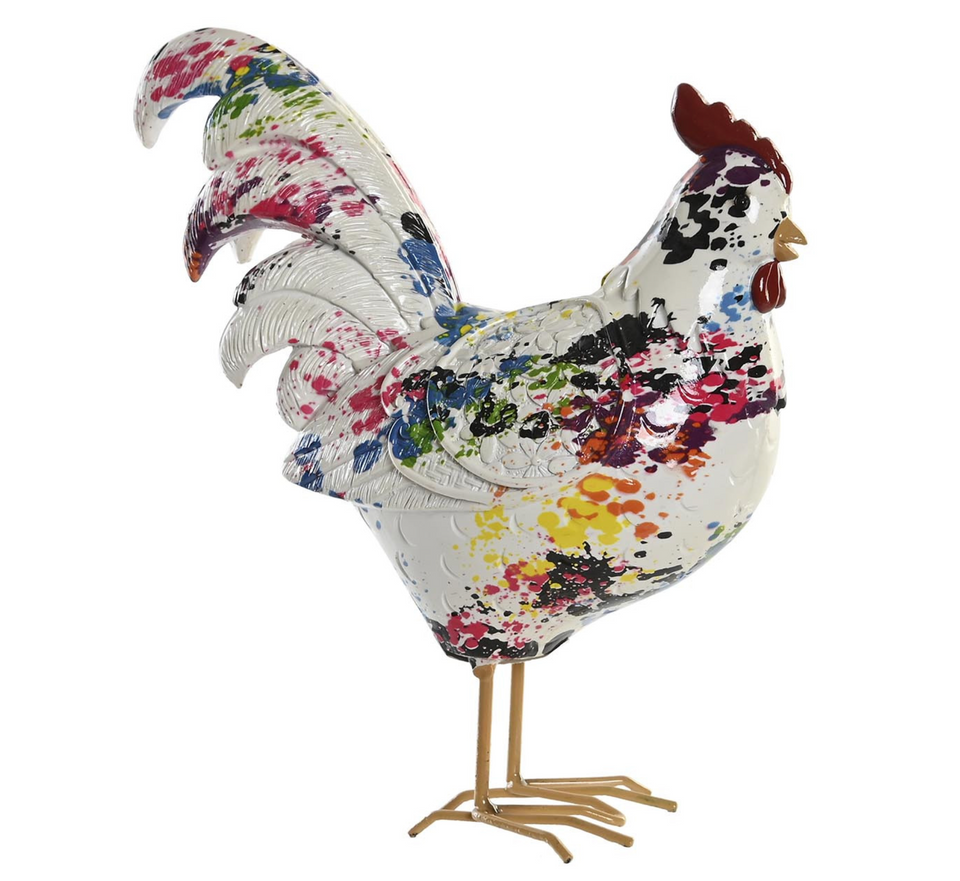Gallo multicolor pequeño