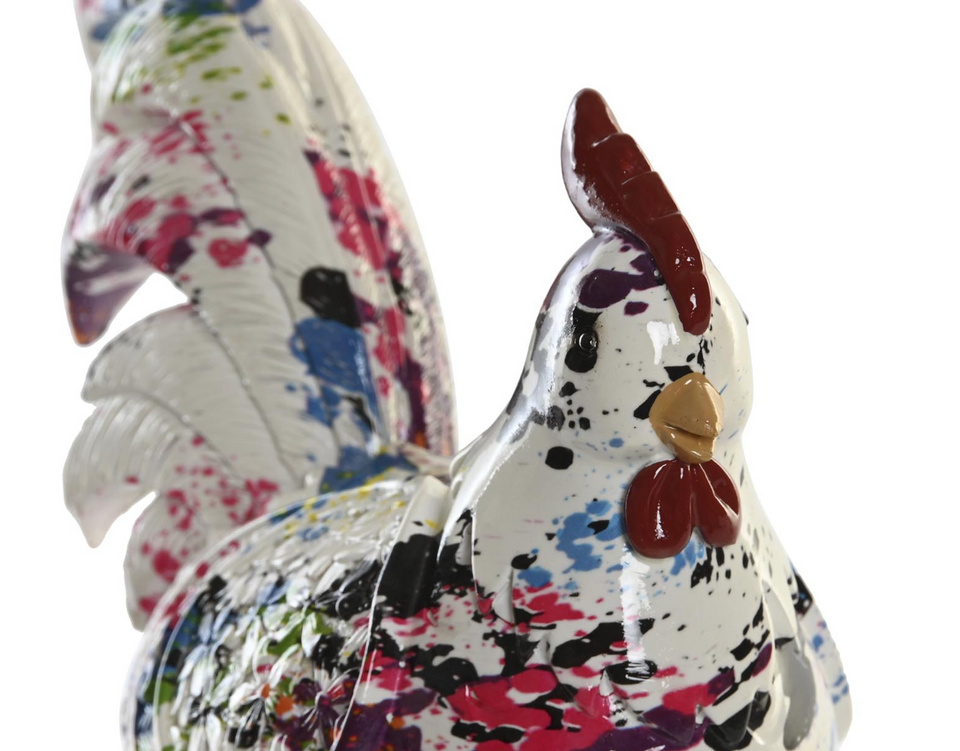 Gallo multicolor pequeño