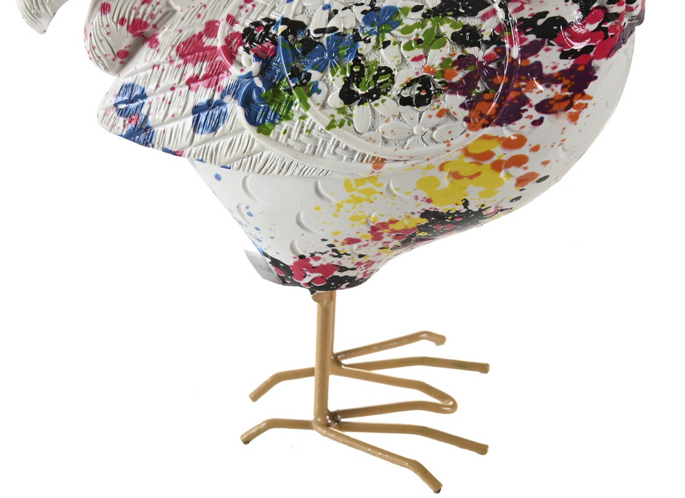 Gallo multicolor pequeño