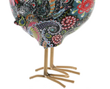 Gallina multicolor oscura pequeña