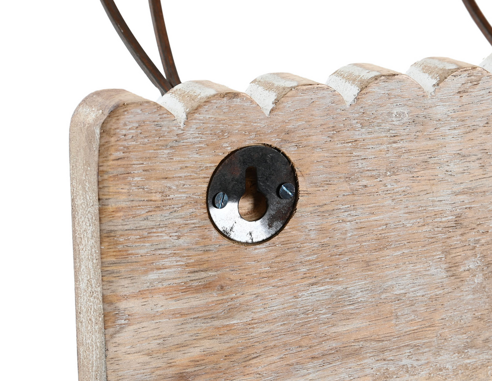 Perchero madera 4 colgadores
