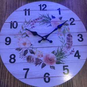 Rejoj madera con flores