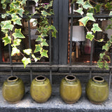 Jarron redondo verde