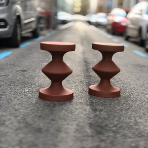 Taburete metálico marron