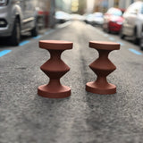 Taburete metálico marron