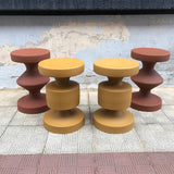 Taburete metálico marron