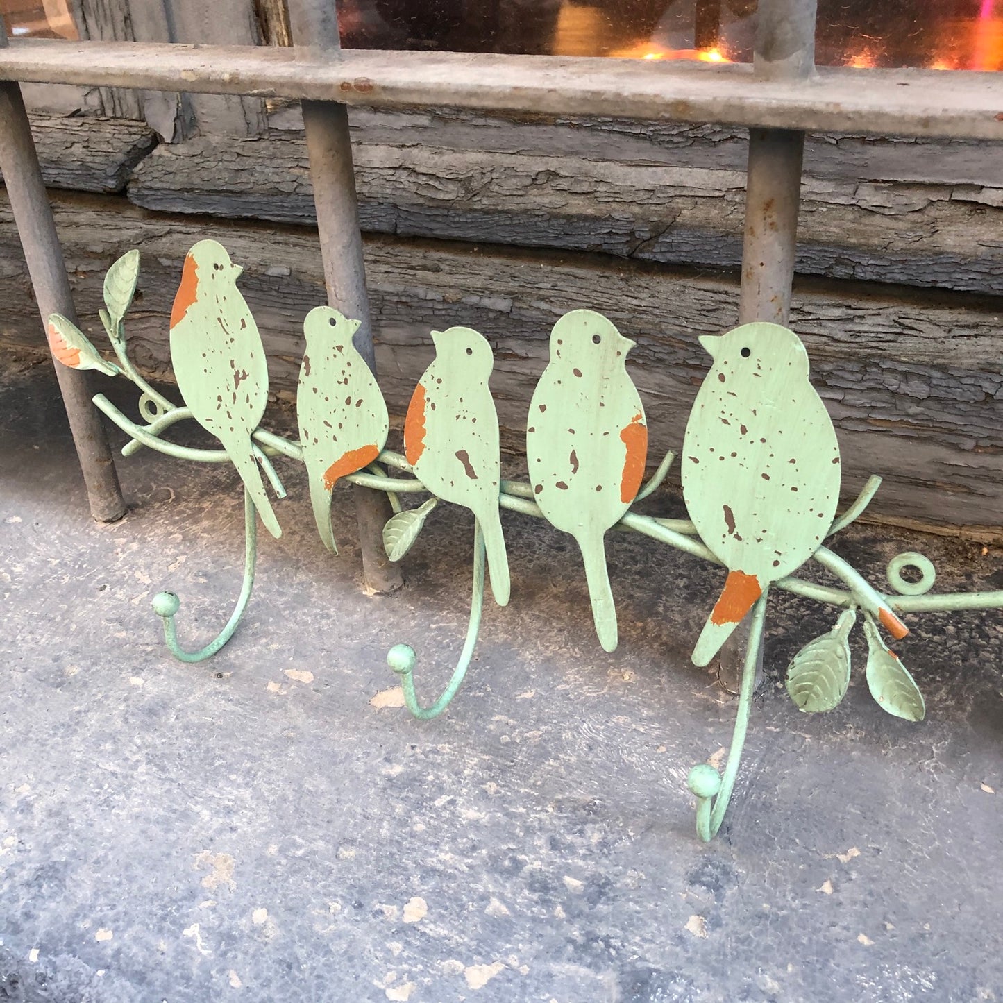Perchero pájaros