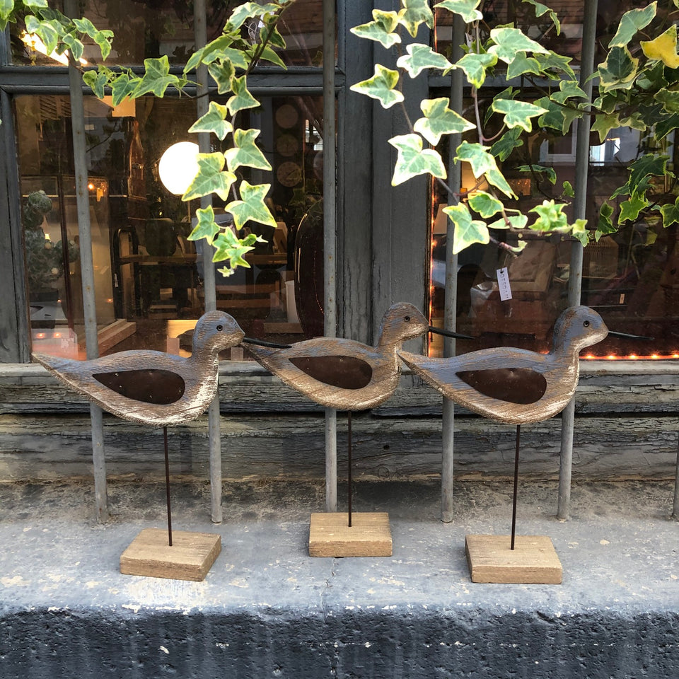 Figura pájaro madera