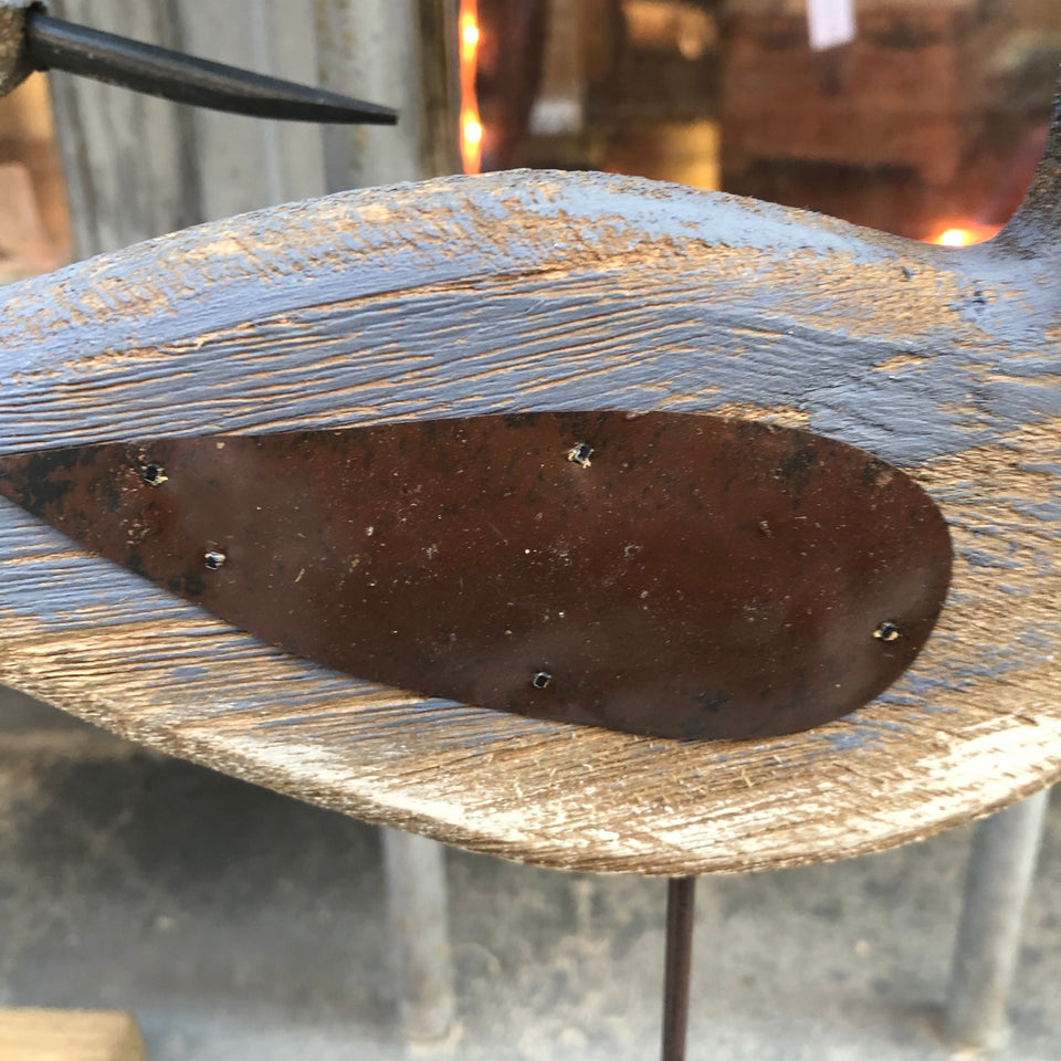 Figura pájaro madera
