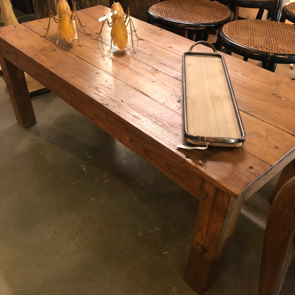 Mesa de centro rectangular de madera