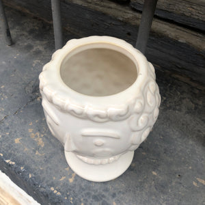 Macetero rostro mujer