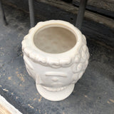 Macetero rostro mujer