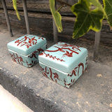 Caja cerámica azul