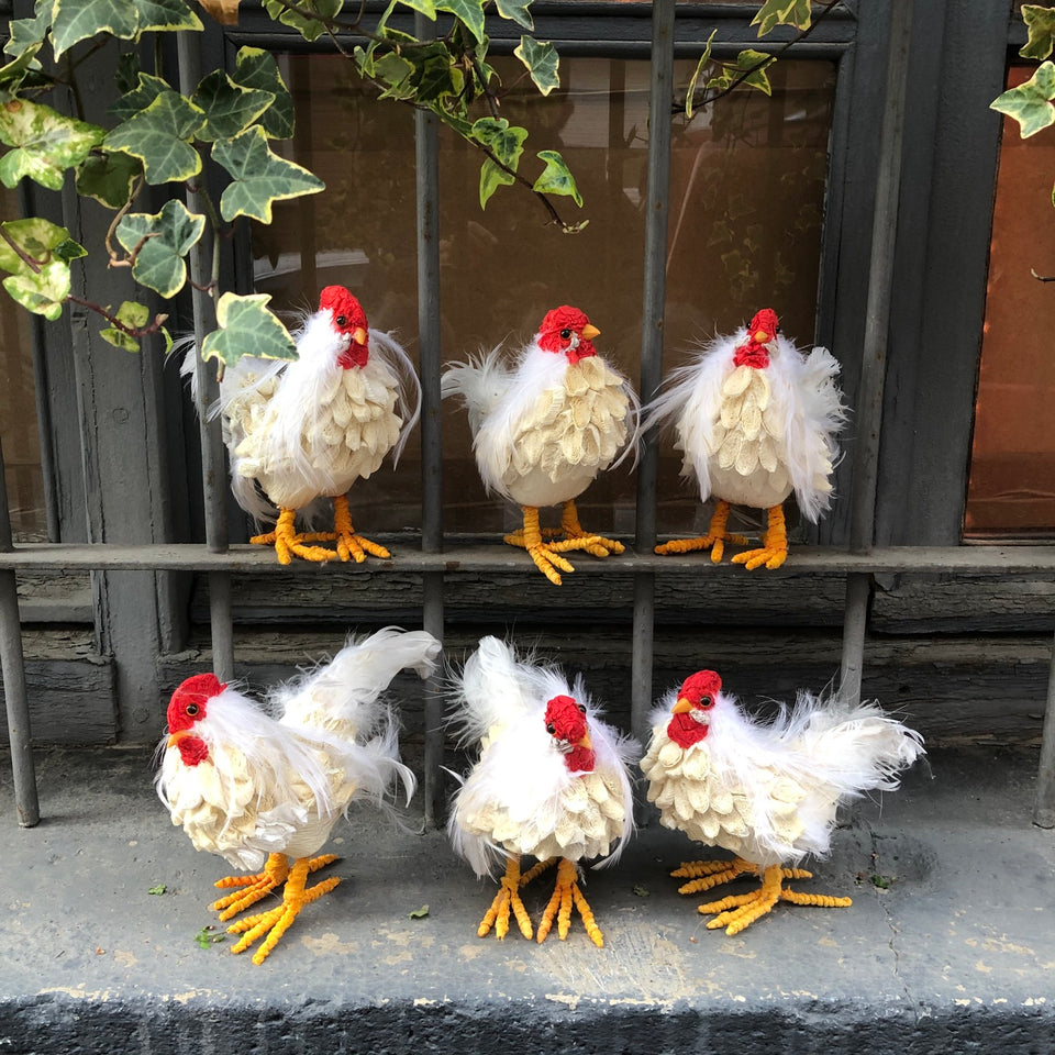 Figura de gallo/gallina
