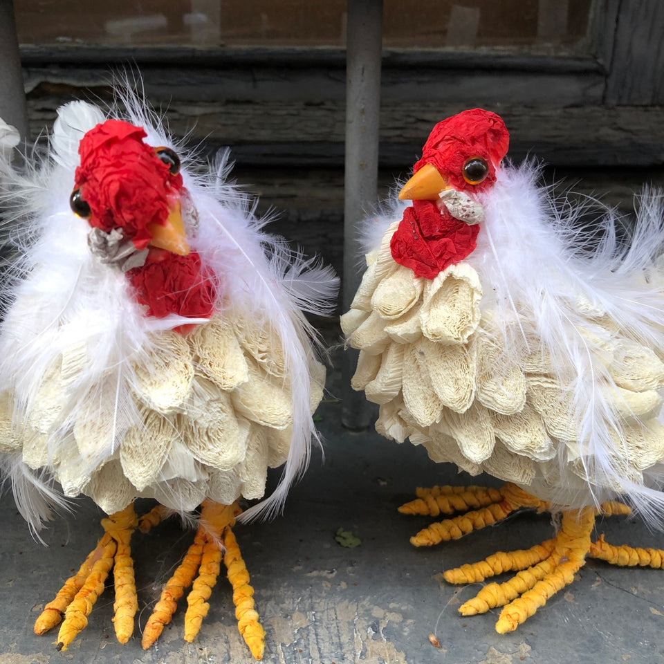 Figura de gallo/gallina