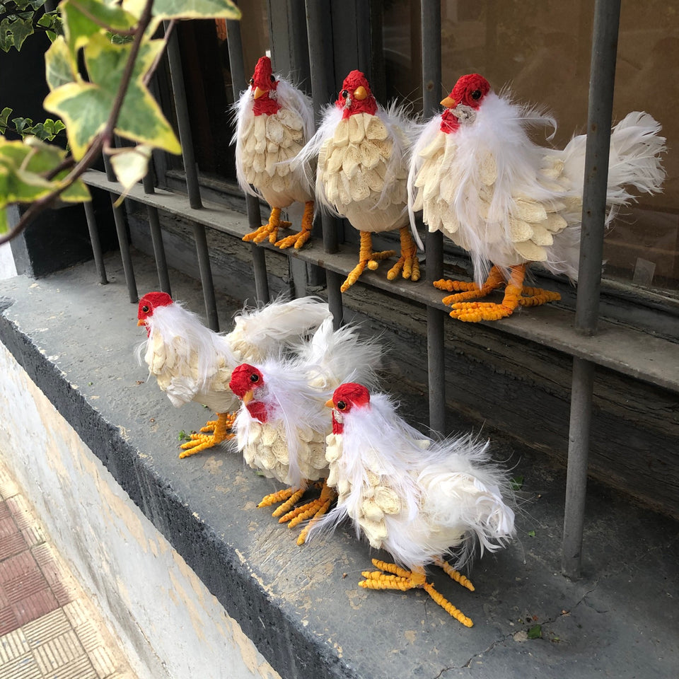 Figura de gallo/gallina
