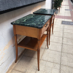 Mesilla de cerezo y mármol