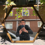 Espejo hexagonal