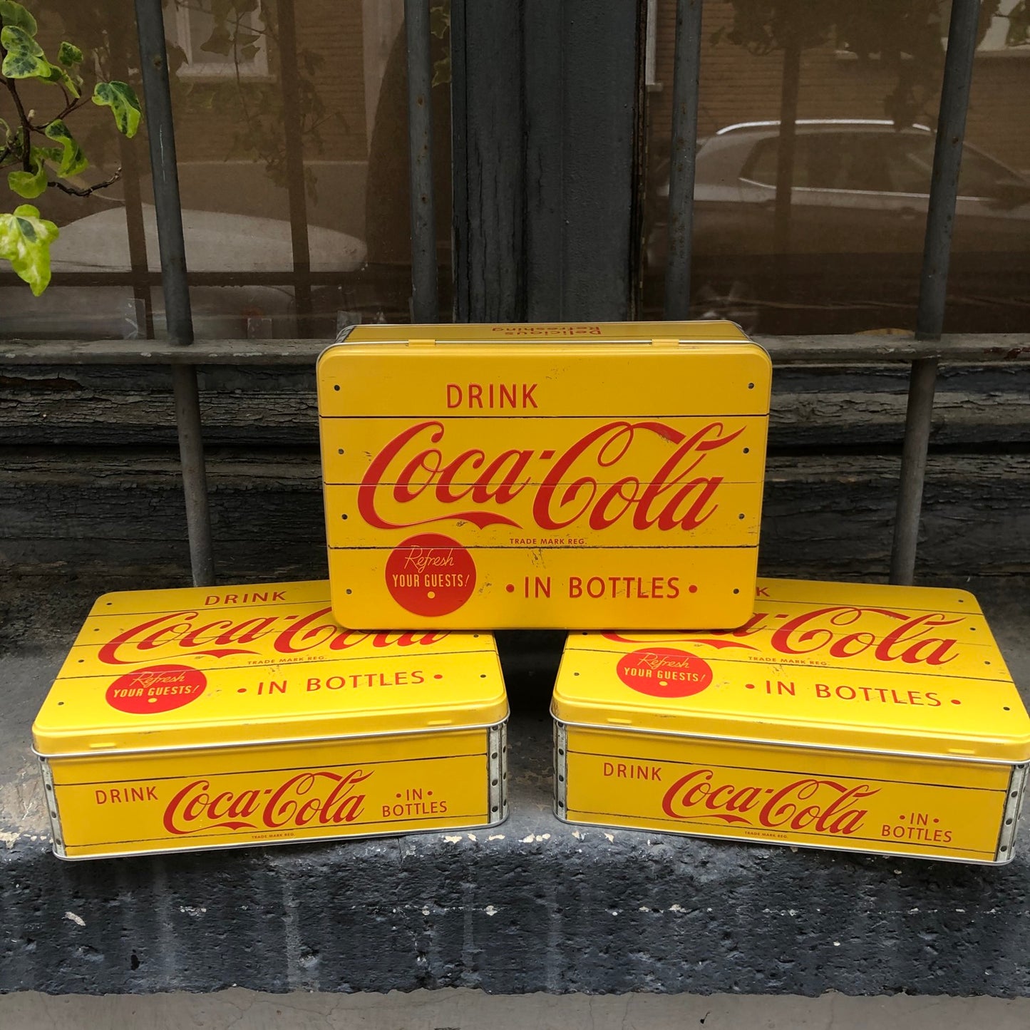 Caja metálica Coca Cola
