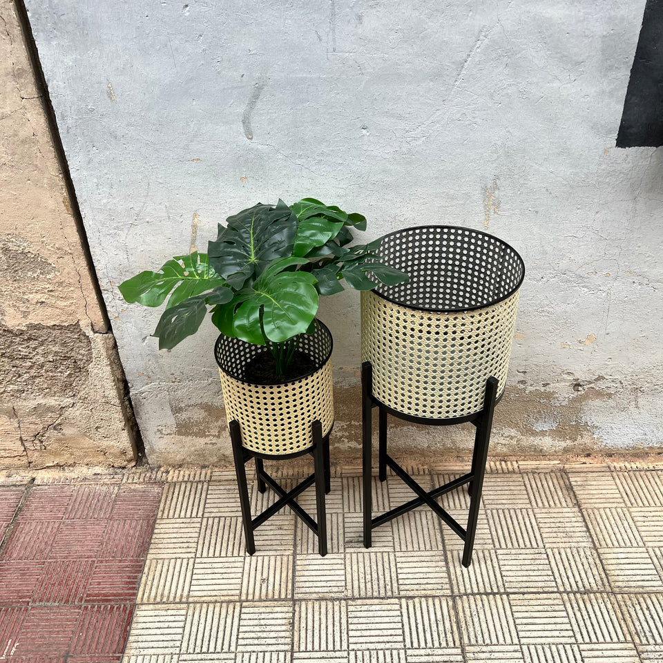 Macetero elevado rejilla grande