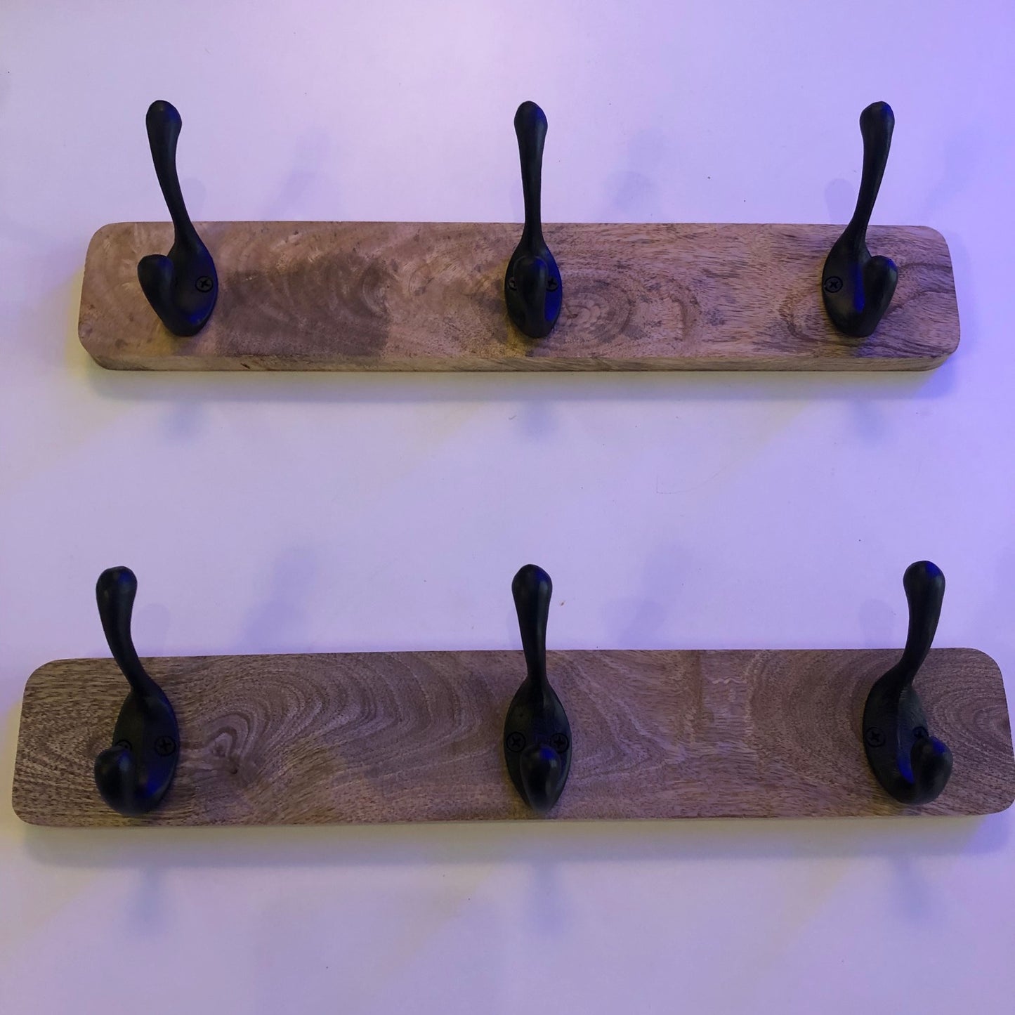 Perchero madera 3 ganchos