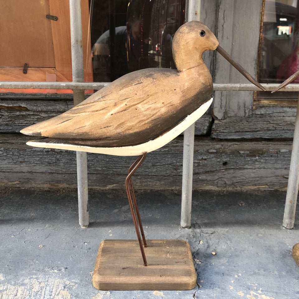 Cigüeña de madera
