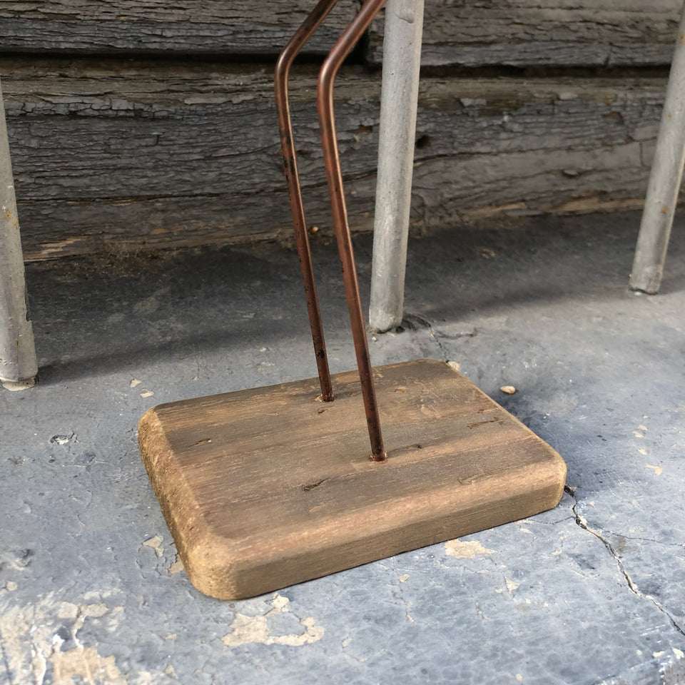 Cigüeña de madera